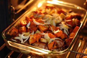 A home-cooked meal... nice!