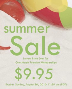 Summer Sale on memberships