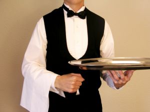 And then the waiter whispered to me... And then the waiter whispered to me...
