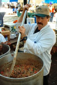 Big pot of chili. Big pot of chili.