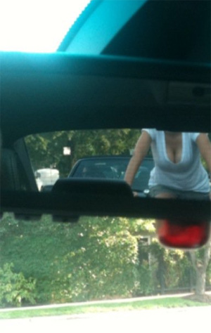 Cyclist boobs Cyclist boobs