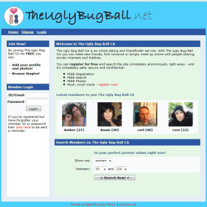 The Ugly Bug Ball Dating Service