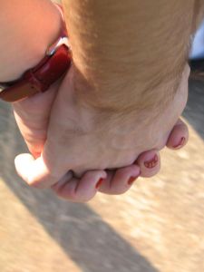 Holding your hand Holding your hand