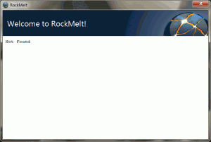 Rockmelt will not start!