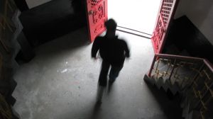 Out the door, into real life. Out the door, into real life.