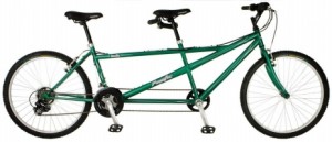 A bicycle built for two. A bicycle built for two.