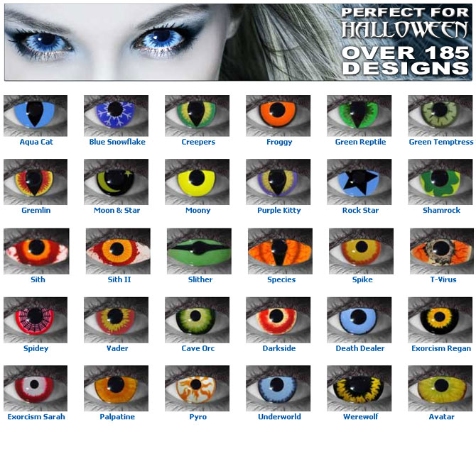 Halloween Novelty Contact Lens