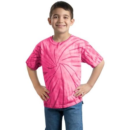 District Threads Youth Tie-Dye Tee MD Pink