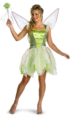 Adult Tinkerbell Costume - Deluxe