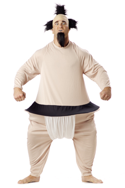 Sumo Wrestler Bodysuit - Mens Costume