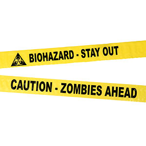 Biohazard and Zombie Crime Scene Tape