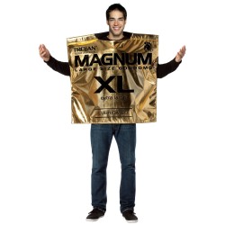 Trojan Magnum Condom Wrapper Adult Costume